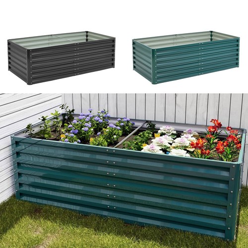 Garden raised bed galvanised - bed,