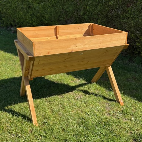 Veg trough wooden - wooden, raised