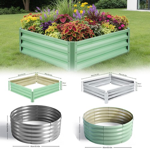 Metal garden raised - garden,