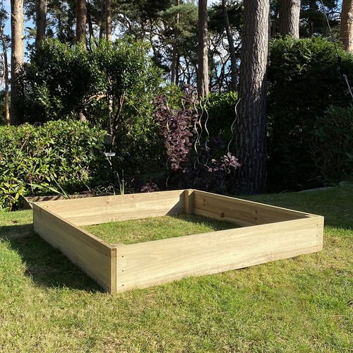 Wooden raised bed vegetable - raised,