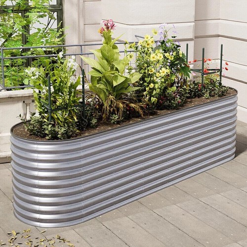Galvanised raised garden - x,